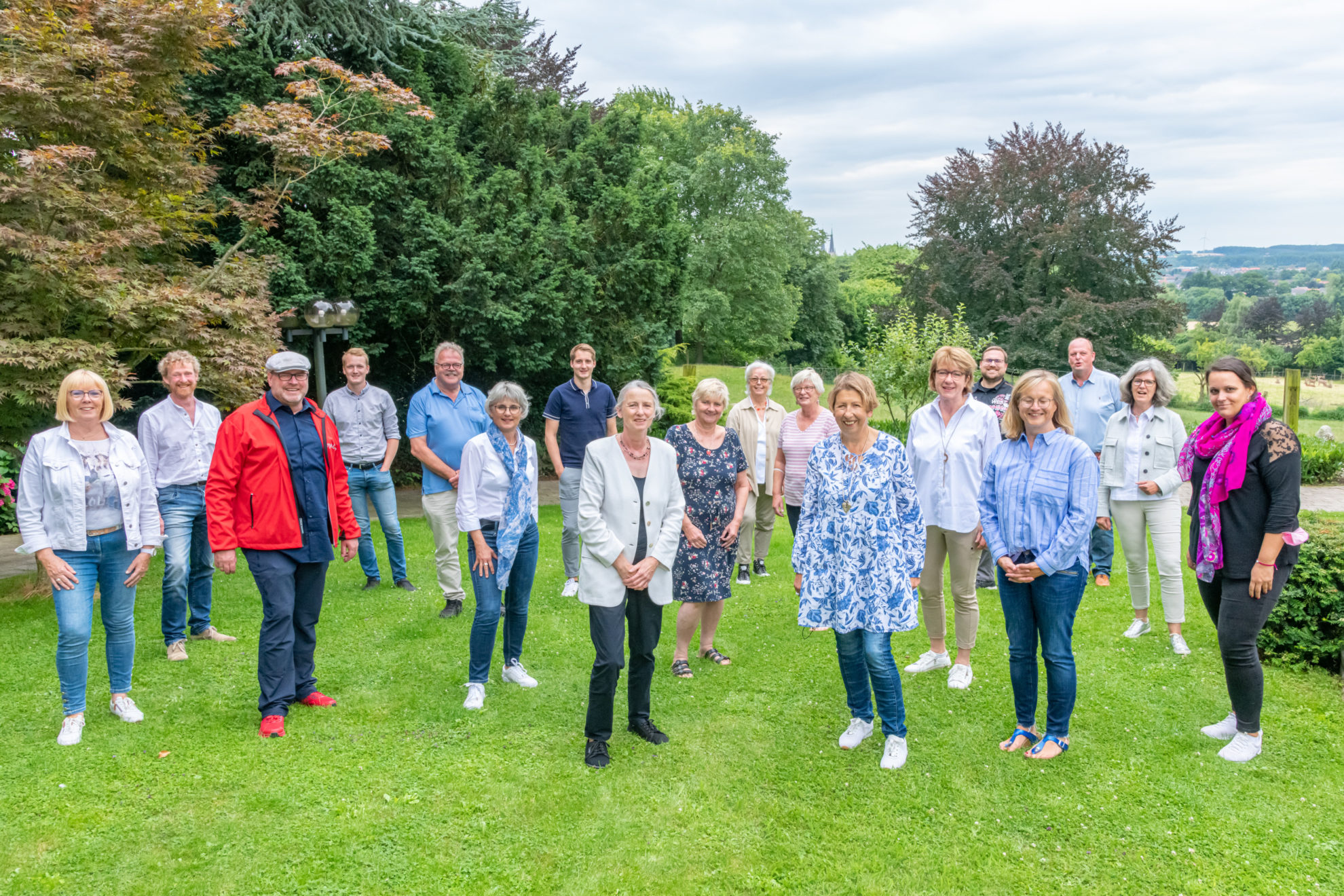 Kreistagsfraktion bei der Klausur